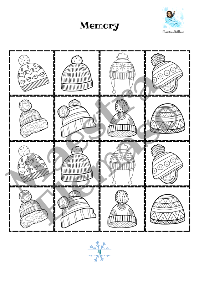 Giochi riempitempo a tema inverno