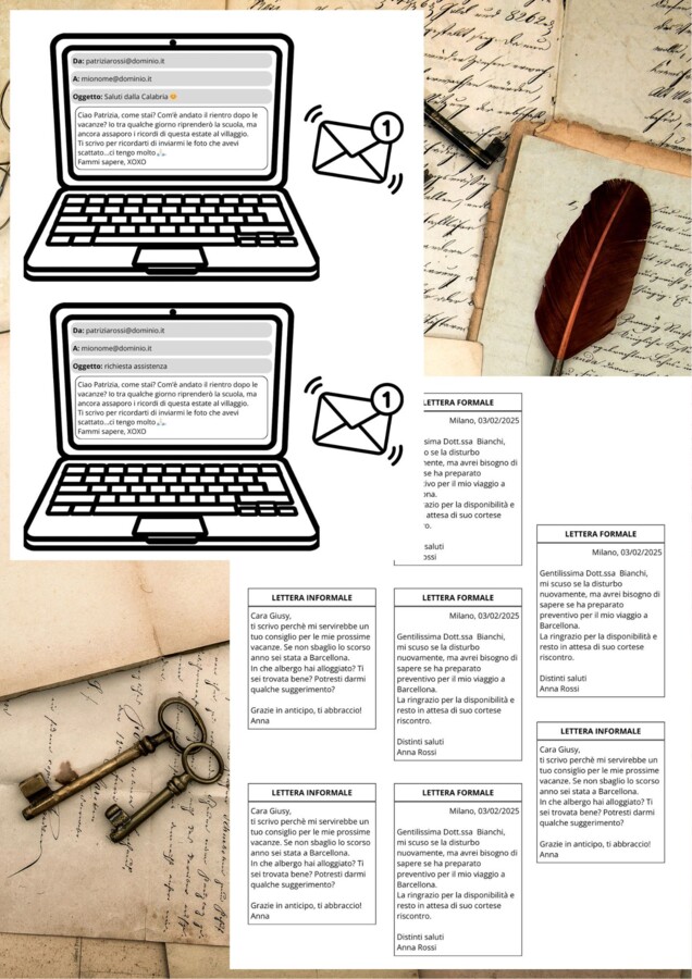 IL DIARIO E LA LETTERA - Lezione Italiano classi 4° e 5°