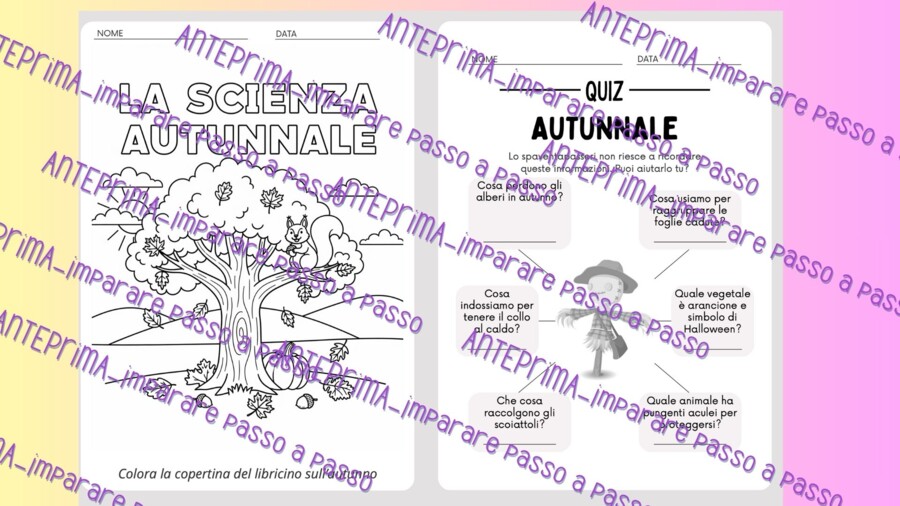 Unità didattica di Scienze - L'autunno