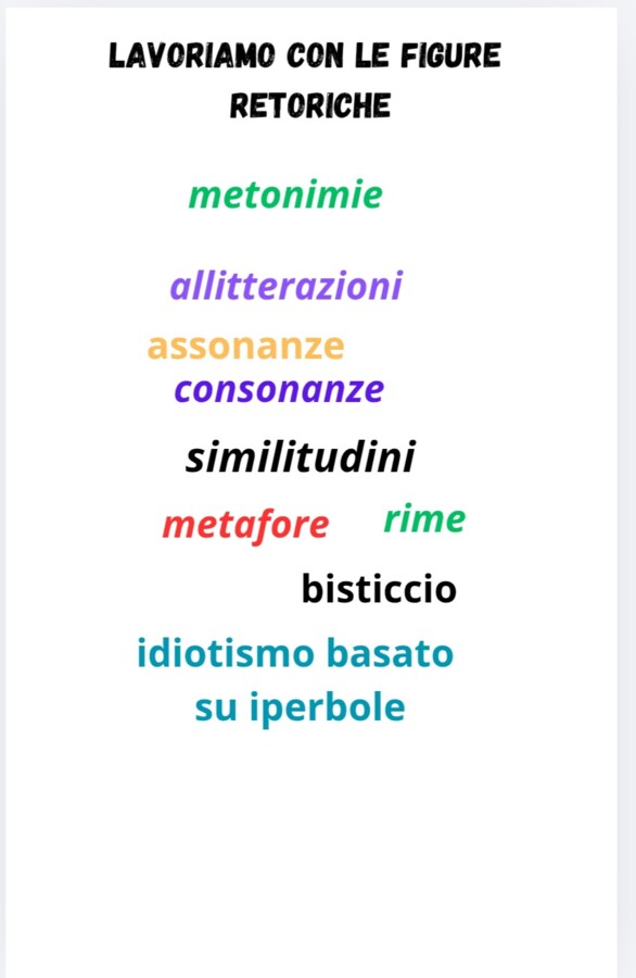 POESIE, RIME, FILASTROCCHE