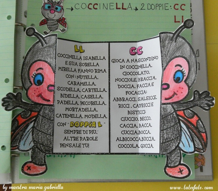 La coccinella delle doppie consonanti