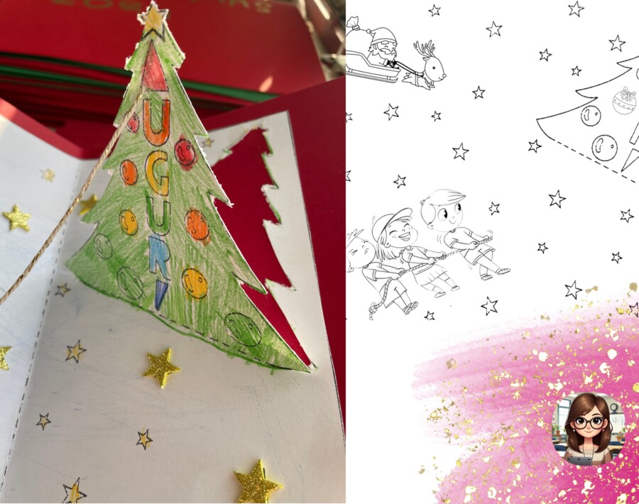 Biglietto di Natale pop up