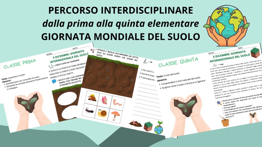 Giornata mondiale del suolo_Percorso interdisciplinare dalla prima alla quinta elementare 5 dicembre