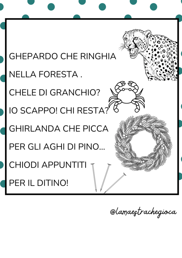 FILASTROCCHE C+G