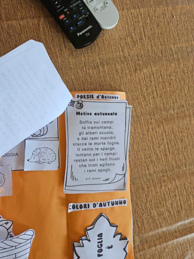 LAPBOOK sull'Autunno