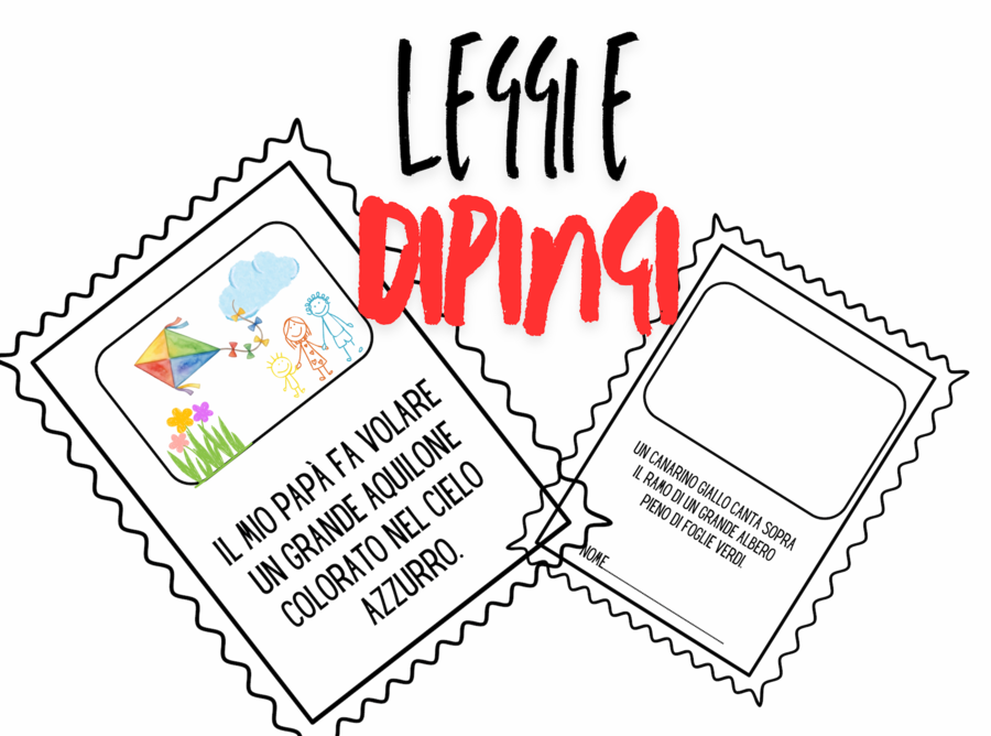 Leggi, Disegna e Colora! – 13 Schede di Comprensione e Creatività per la Prima e Seconda Elementare.