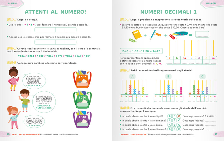 SUPER ESERCIZI GRADUATI PER L'INCLUSIONE - MATEMATICA 4