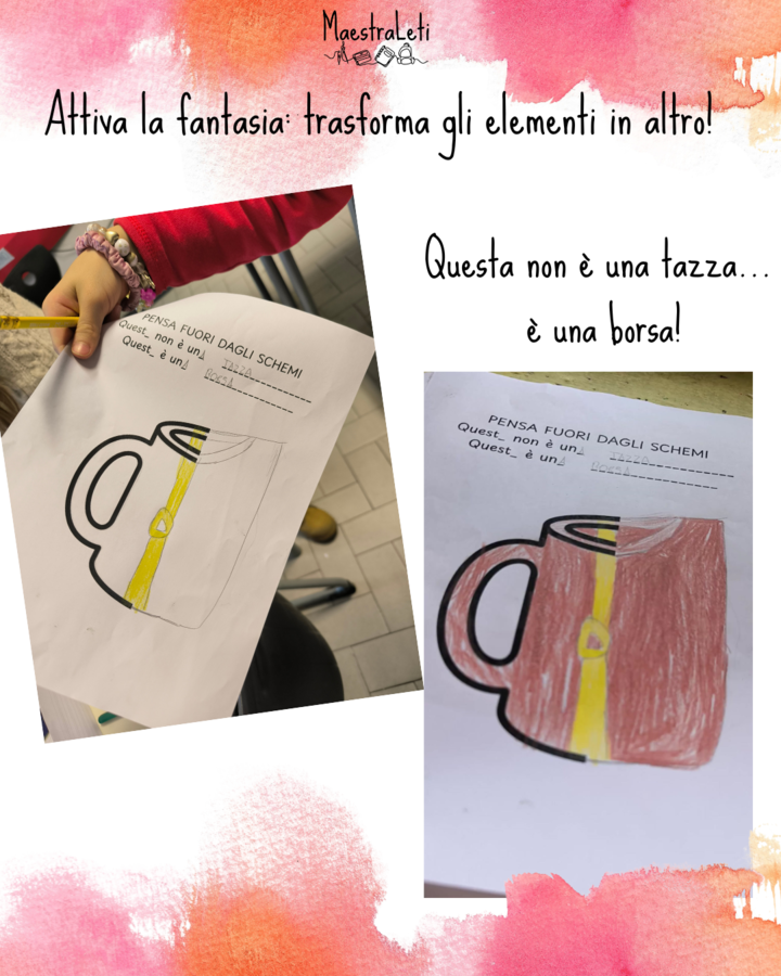 Pensa fuori dagli schemi. Attività grafica per stimolare la fantasia!