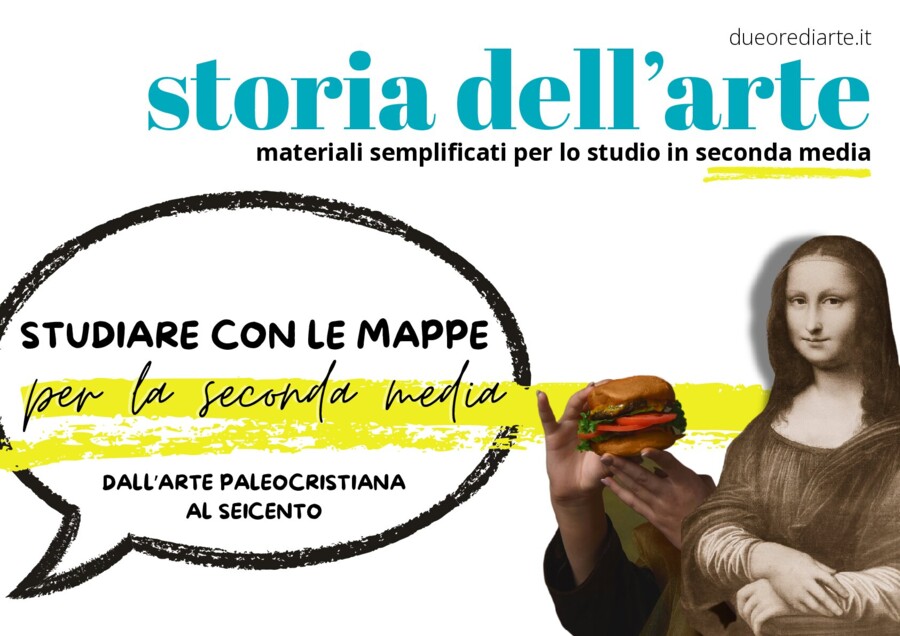 Storia dell’Arte semplificata per la Scuola Media – VOLUME 2 - Mappe Concettuali Sintesi e Video | DSA, BES e Disabilità