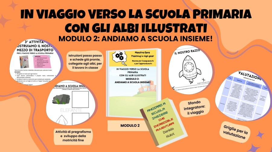 Modulo 2 di "In viaggio verso la scuola primaria con gli albi illustrati": Andiamo a scuola insieme!