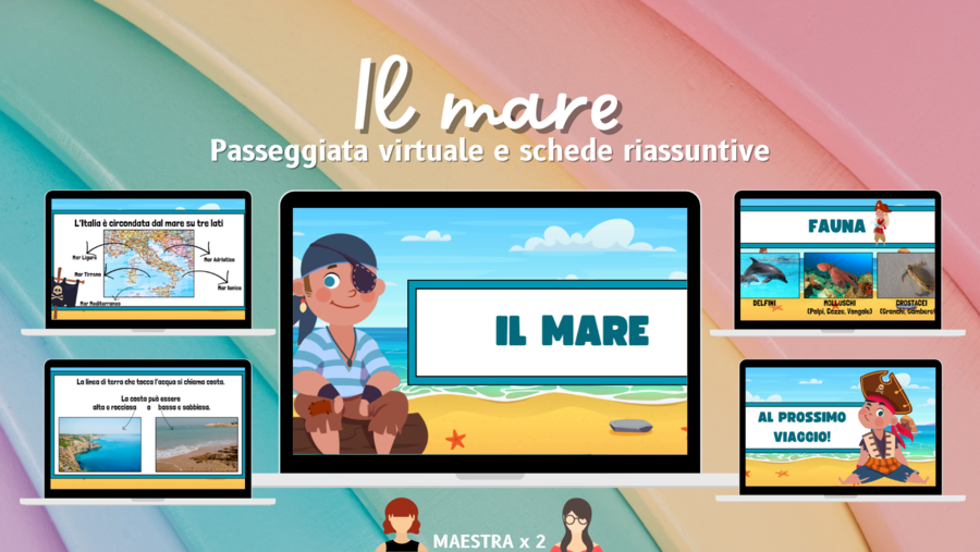 Il mare – Passeggiata virtuale e scheda riassuntiva