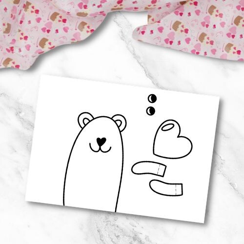 Lavoretti di San Valentino - animali con il cuore