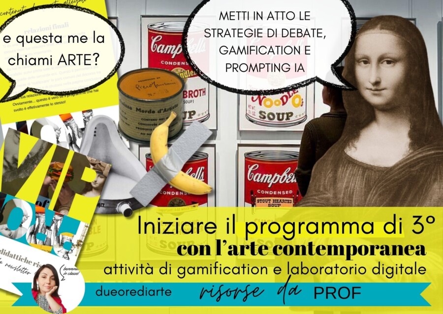 Usa l'arte contemporanea per iniziare il programma di terza media