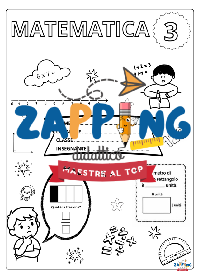 Copertine quaderni classe terza: italiano e matematica