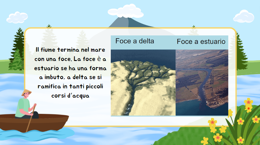 Il fiume e il lago - Passeggiata virtuale e schede riassuntive