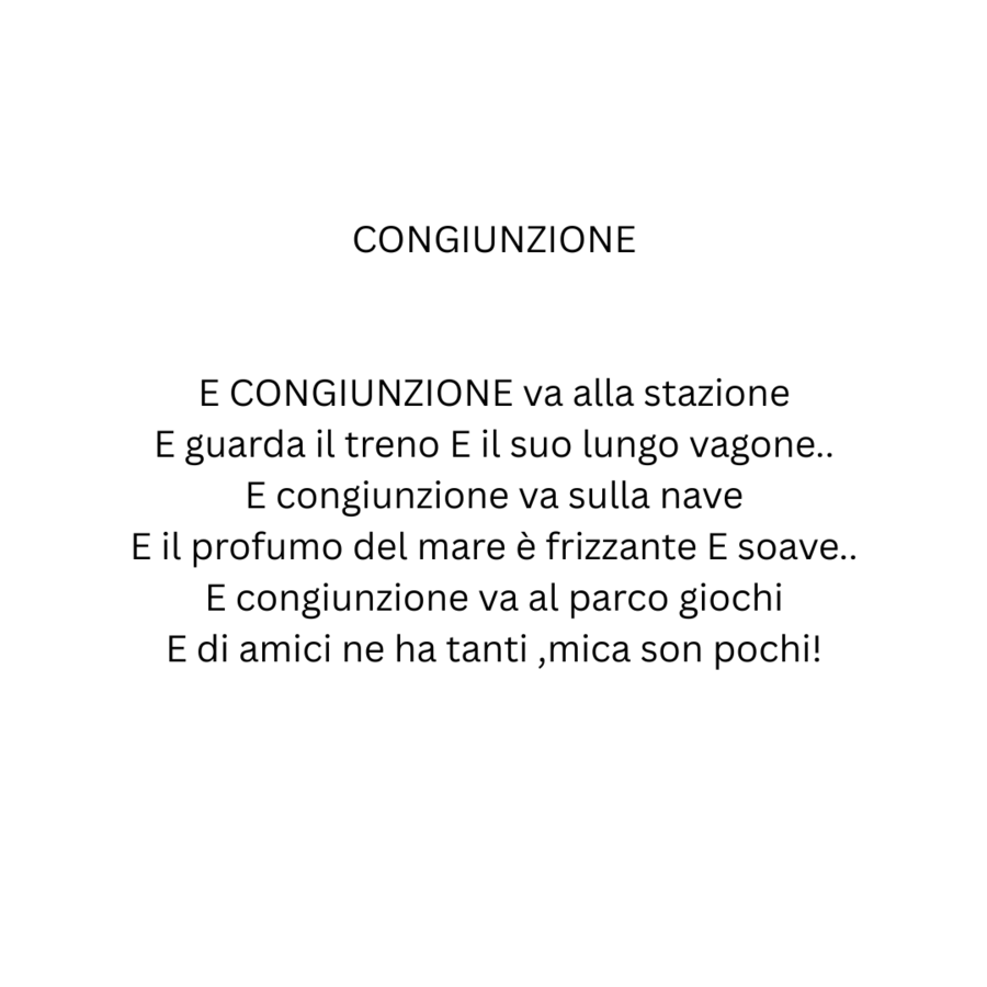 CONGIUNZIONE