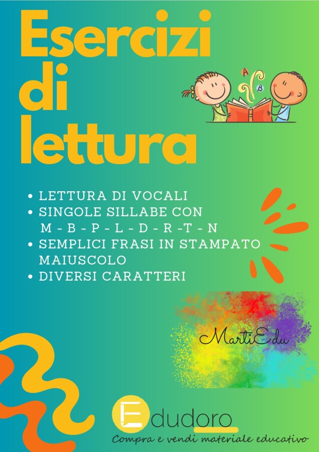 Esercizi di lettura classe prima