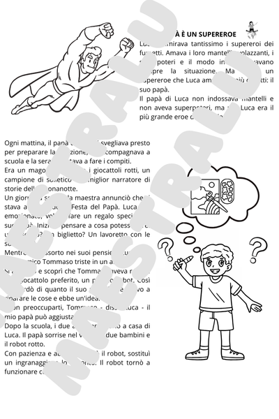 Festa del papà: Il mio papà è un supereroe!