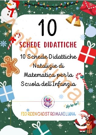 10 Schede Didattiche Natalizie di Matematica🎄