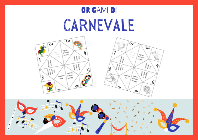 Origami di Carnevale