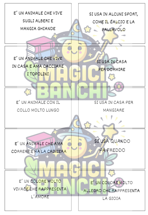 GIOCO DELLE DOPPIE - INDOVINELLI
