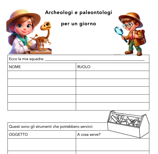 Laboratorio di storia: scavo archeologico