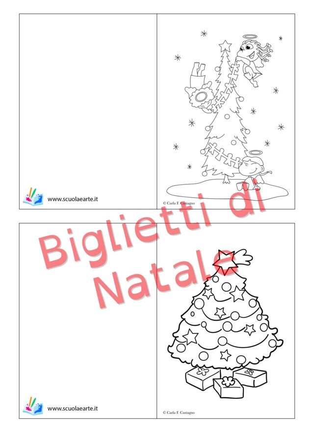 20 Biglietti natalizi da personalizzare