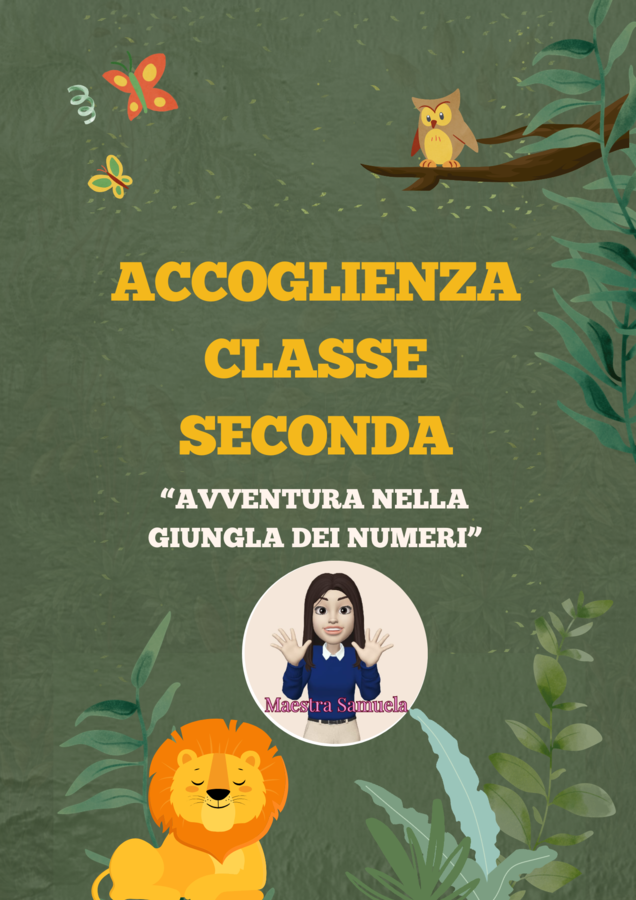 Lezione di Accoglienza: 🌿 Avventura nella Giungla dei Numeri 🌿