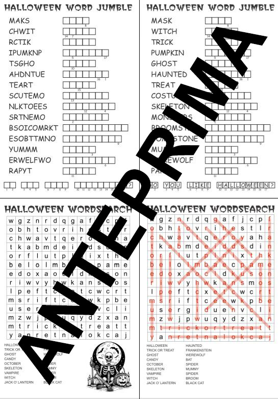 ATTIVITA' DI GIOCO PER HALLOWEEN IN INGLESE - SCUOLA PRIMARIA