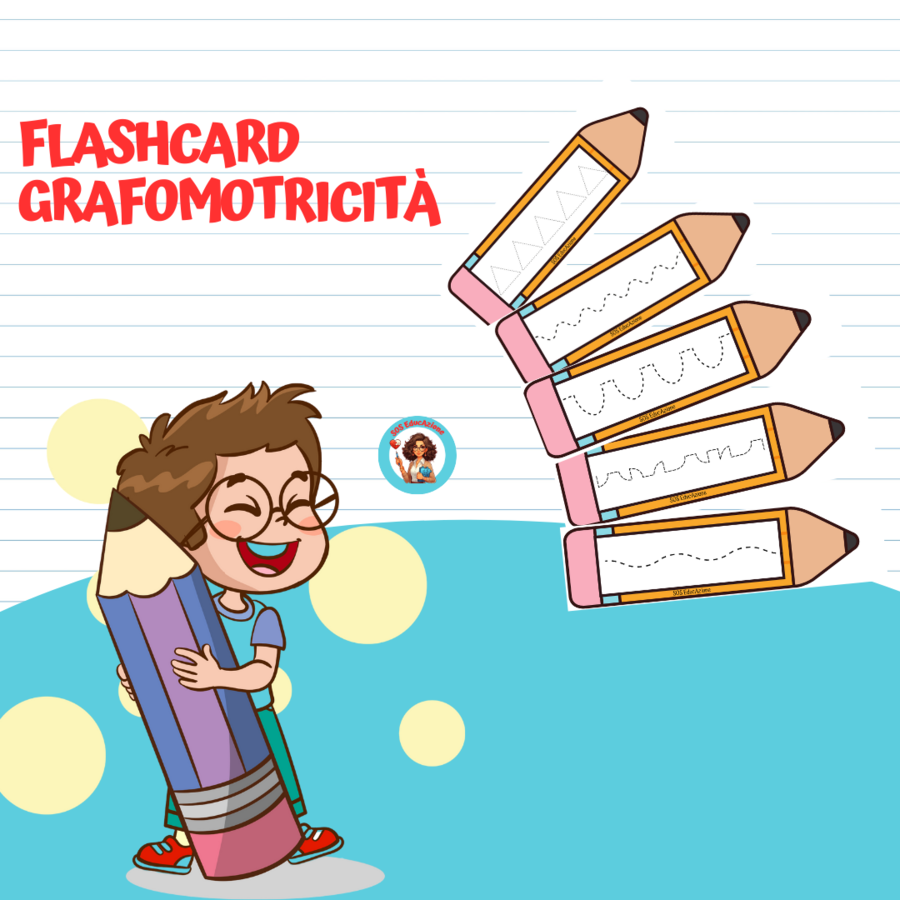 FLASHCARDS GRAFOMOTRICITA'