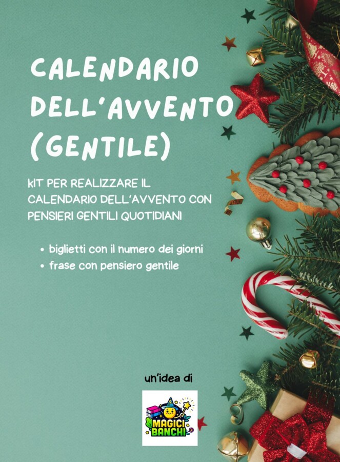 Calendario dell'avvento gentile