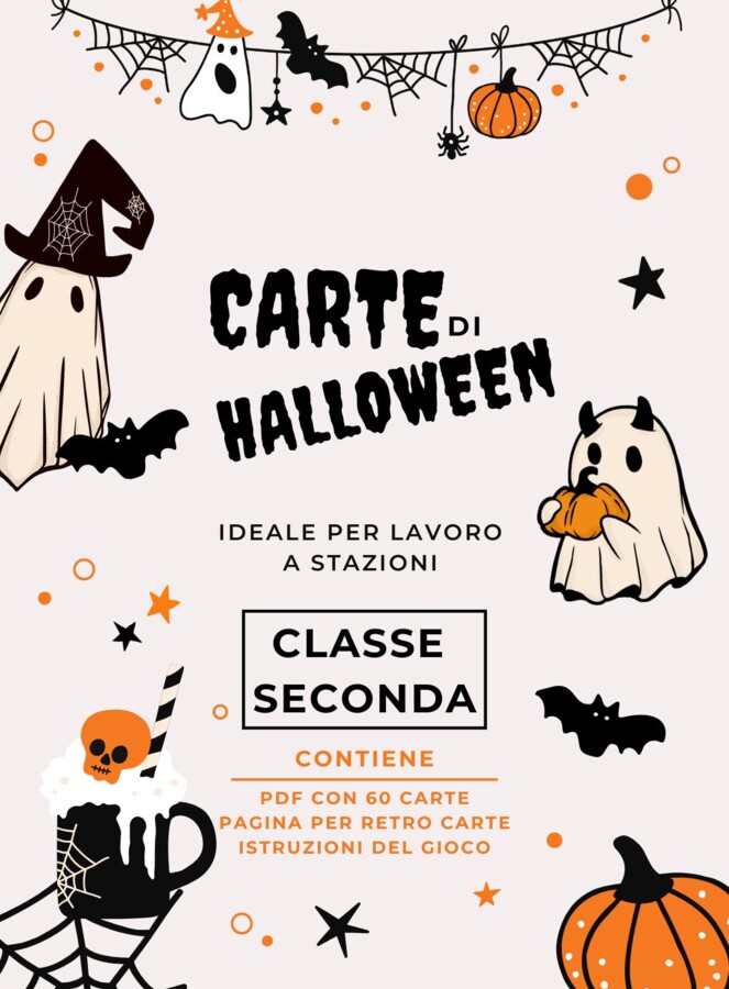 ITA – Classe 2 – HALLOWEEN: CARTE DEGLI INDOVINELLI SULLE DOPPIE
