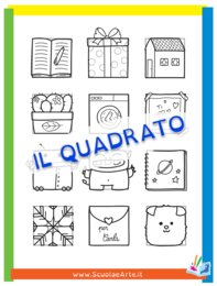 Disegno con le forme: il quadrato