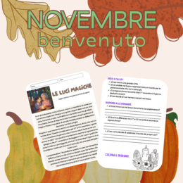 1 e 2 novembre Comprensione del testo scuola primaria