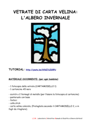 Vetrate albero quattro stagioni