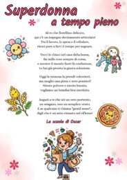 Festa della donna - Filastrocca "Superdonna a tempo pieno"