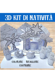 🎄 Presepe di Carta 3D – Un’attività didattica creativa per il Natale