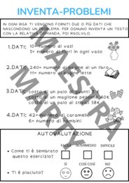 INVENTA-PROBLEMI- 3 schede in pdf