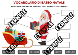 COMPITI DI NATALE DI ITALIANO - RIPASSA CON 4 SCHEDE