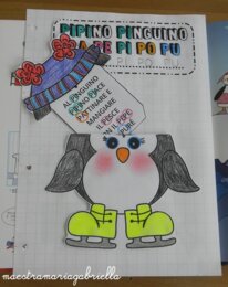 Lettera P di Pinguino Pipino