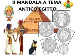 11 MANDALA a tema antico Egitto