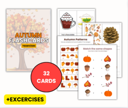 ENGLISH AUTUMN FLASHCARDS