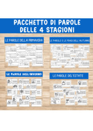 PACCHETTO DI PAROLE DELLE 4 STAGIONI