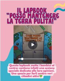 Lapbook "Posso mantenere la Terra pulita!" 🌍 - Educazione Civica
