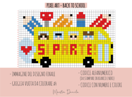 PIXEL ART – SI PARTE! - BACK TO SCHOOL – INIZIO ANNO SCOLASTICO