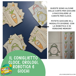 IL CONIGLIETTO CLOCK: OROLOGIO - GIOCHI E ROBOTICA