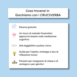 Cruci-gioco: cruciverba ortografici facilitati (anteprima omaggio "Missione Scrittura")