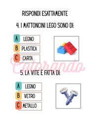 📚 SCHEDE DIDATTICHE SUI MATERIALI SEMPLICE COLORATO E DIVERTENTE
