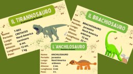 I DINOSAURI - videolezione + pdf schede carnivori e erbivori
