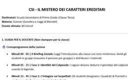 Il mistero dei caratteri ereditari